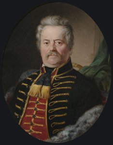 Portret van een voorname heer door Anton Ebert