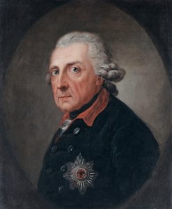 Portret van Frederik II van Pruisen 1712-1786, 1781-1783