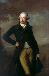 Portret van Hendrik XIV 1749-1799, Prins van Reuss, 1789 door Anton Graff