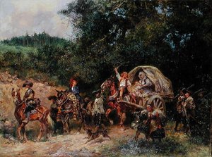 Volgers van het Kamp, c.1900 door Anton Hoffmann