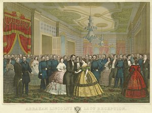 Abraham Lincolns laatste receptie door Anton Hohenstein