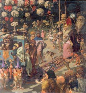 Bezoek van de maanprinses aan de dwergenkoning