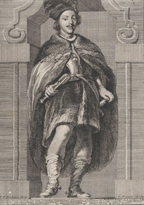 Portret van kardinaal Infante Ferdinand van Oostenrijk, 1728 door Anton Joseph von Prenner