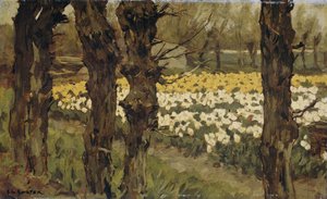 Tulpenvelden door Anton L. Koster