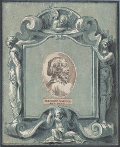 Frontispice, voor 1749 door Anton Maria Zanetti