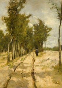 De Torenlaan te Laren door Anton Mauve