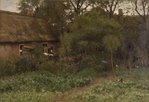 De moestuin door Anton Mauve