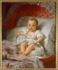 Infanta Carlota Joaquina Teresa van Spanje, koningin gemalin van Portugal ... door Anton Raphael Mengs