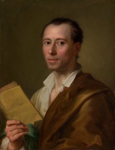 Johann Joachim Winckelmann (1717-1768), c.1777 door Anton Raphael Mengs