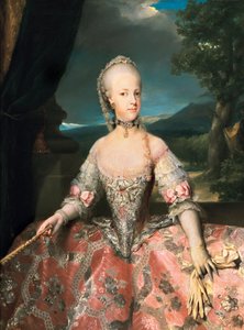 Portret van Mary Carolina van Oostenrijk