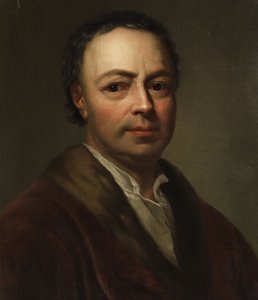 Portret van de vader van de kunstenaar, Ismael Mengs door Anton Raphael Mengs