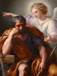 De droom van Sint Jozef door Anton Raphael Mengs