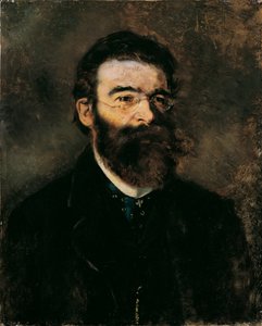 De Internist Professor Samuel Stern (?) door Anton Romako