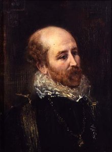 Portret van Henry Francis Makins in verkleedkleding