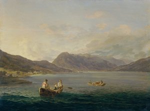 Oostenrijks Alpenmeer door Anton Schiffer