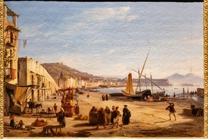 Chiaia-strand vanaf Mergellina