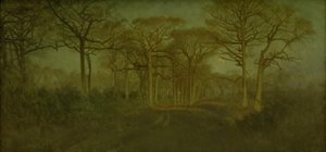 Het bos van Fontainebleau door Anton Teichlein