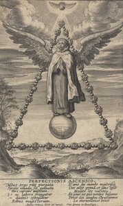 Perfectionis Ascensio, uit Het Leven van Sint Jan van het Kruis, 1622-24 door Anton Wierix