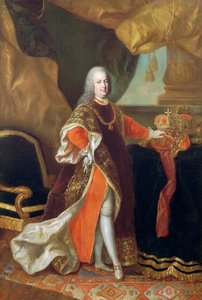 Portret van Keizer Frans I van Oostenrijk 1708-1765 door Anton von Maron