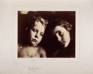 Cherub en seraf door Frederick (attr. to) Barnard