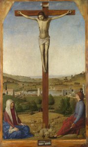 Christus gekruisigd, 1475 door Antonello da Messina