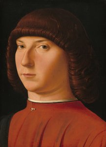 Portret van een jonge man, ca. 1475-1480 door Antonello da Messina
