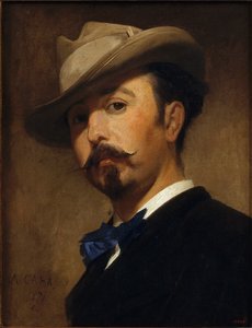Portret van de schilder Joaquim Vayreda