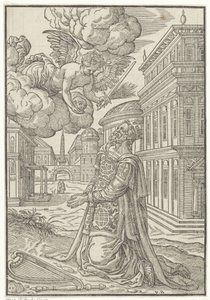 Knielende David