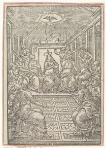 Uitstorting van de Heilige Geest door Antoni van Leest