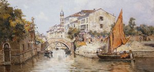 Een Venetiaanse Achterwater door Antonia Maria de Reyna Manescau