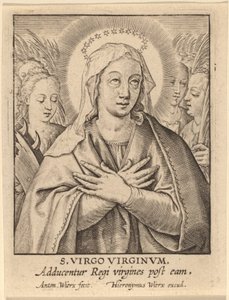 S. Virgo Virginum door Antonie Wierix