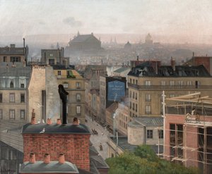 Parijs gezien vanaf Montmartre, 1887 door Antonin Chittussi