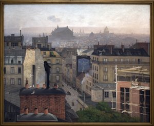 Parijs gezien vanaf Montmartre door Antonin Chittussi