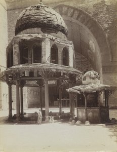 Fontein in de moskee van Sultan Hassan, Egypte