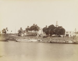 Uitzicht op Afsouan, Egypte