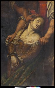 Het Martelaarschap van Sint-Catharina door Antonio Campi
