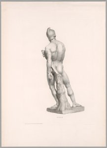 Ajax, achteraanzicht, uit Oeuvre de Canova