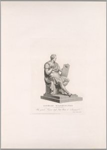 George Washington, vooraanzicht, uit Oeuvre de Canova door Antonio Canova