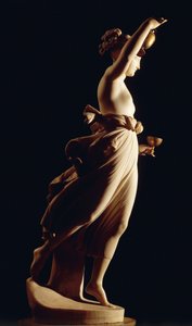 Hebe door Antonio Canova (1757-1822), marmeren beeld door Antonio Canova