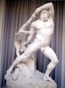 Hercules en Lycas door Antonio Canova