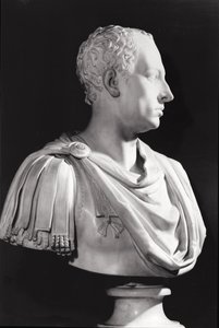 Portretbuste van Frans I (1708-65), Heilige Roomse Keizer (marmer)