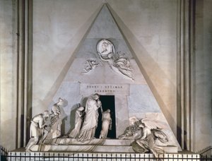 Graf van Aartshertogin Maria Christine, favoriete dochter van Keizerin Maria Theresia van Oostenrijk, 1798-1805 (marmer)