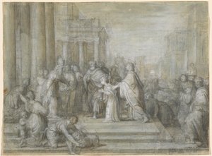 De Presentatie van de Maagd in de Tempel door Antonio Cavallucci