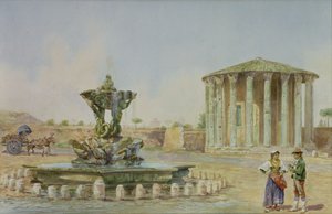 De Tempel van Vesta in Rome