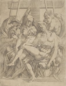 Pieta, 1540-45 door Antonio Fantuzzi