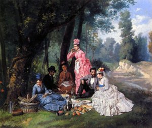 Een Zomerlunch door Antonio Garcia Mencia