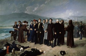 De executie van Torrijos en zijn metgezellen op het strand van Malaga