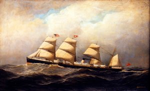 Het stoomschip Baltic door Antonio Jacobson