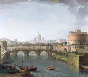 Uitzicht op de Tiber