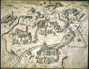 De Zeven Kerken van Rome door Antonio Lafreri